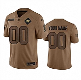 Men's Tampa Bay Buccaneers Active Player Custom 2023 Brown Salute To Service Limited Football Stitched Jersey,baseball caps,new era cap wholesale,wholesale hats